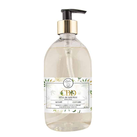 Bohemia Gifts CBD piana do kąpieli z olejem konopnym 500 ml