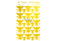 Holograficzne dekoracyjne aniołki 8302 złote 3028