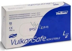Vulkan Dona Rukavice jednorázové nitrilové bezprašné, velikost L, 100 kusů