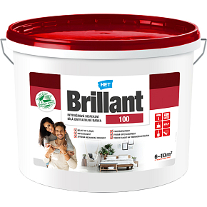 Het Brillant 100 malarska zmywalna farba, A baza 5 kg