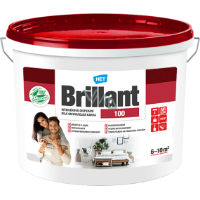 Het Brillant 100 malířská omyvatelná barva, 1,5 kg Het Brillant 100 malířská omyvatelná barva, 1,5 kg