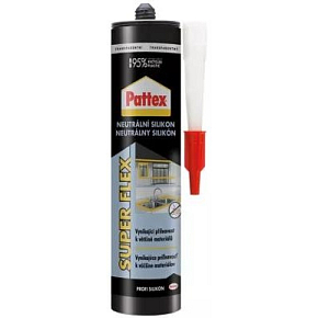 PATTEX Neutralny silikon, przezroczysty, 280 ml PATTEX Neutralny silikon, przezroczysty, 280 ml