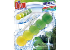 Dr. Devil WC Bicolor 5ball Natur Fresh WC blok, 35 g