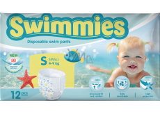 Swimmies pieluchy do wody 4-9 kg, 12 szt.
