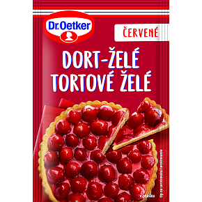 Dr. Oetker Żelatyna do ciast czerwone, 10 g
