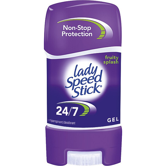 Lady Speed Stick 24/7 Fruity Splash antiperspirant deodorant gel stick pro ženy 65 g