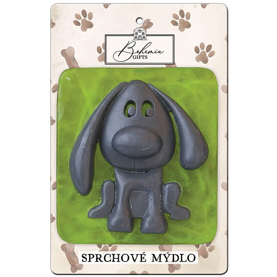 Bohemia Gifts Piesek ręcznie wytwarzane mydło toaletowe 85 g