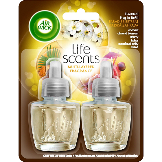 Air Wick Life Scents Rajská zahrada elektrický osvěžovač náhradní náplň 2 x 19 ml