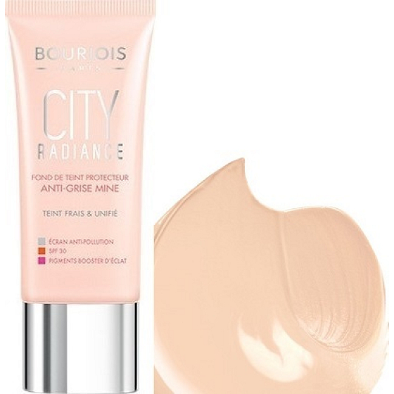 Bourjois City Radiance Foundation SPF30 make-up 01 Ivoire Rosé 30 ml