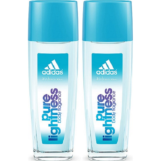 Adidas Pure Lightness parfémovaný deodorant sklo pro ženy 2x75 ml