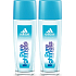 Adidas Pure Lightness parfémovaný deodorant sklo pro ženy 2x75 ml