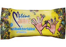Miléne Kids Wilgotne chusteczki z dodatkiem antybakteryjnym, 15 sztuk