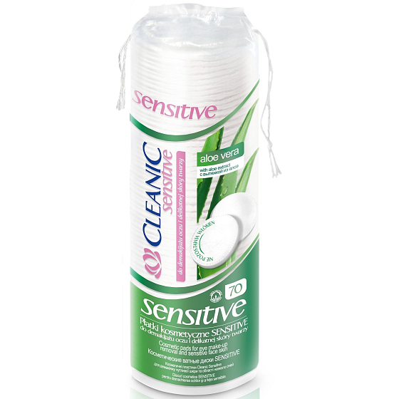 Cleanic Sensitive kosmetické tampony 70 kusů