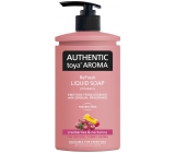 Authentic Toya Aroma Żurawina & Nektarynka płynne mydło dozownik 400 ml