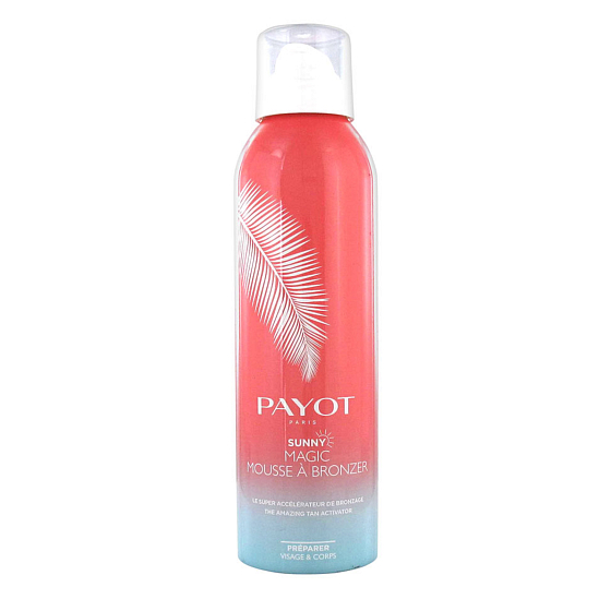 Payot Sunny Magic Mousse A Bronzer kouzelná bronzující pěna, která postupně připravuje obličej a tělo pro opalování 200 ml