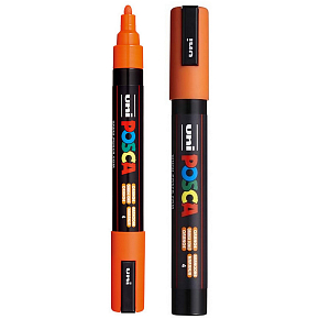 Posca Uniwersalny akrylowy marker 1,8 - 2,5 mm Pomarańczowy PC-5M