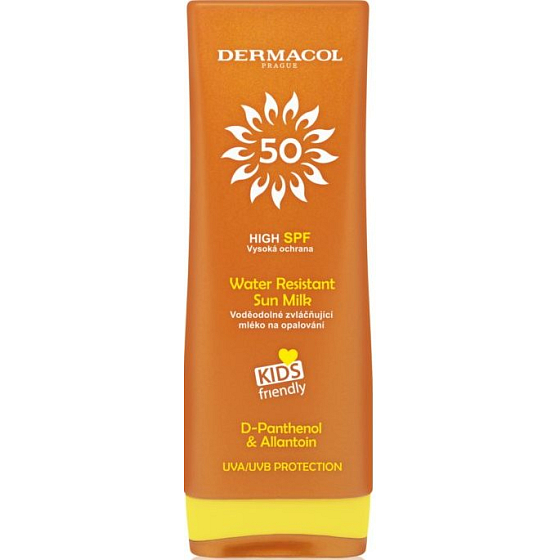 Dermacol Sun Water Resistant SPF50 wodoodporne nawilżające mleko do opalania i dla dzieci 200 ml