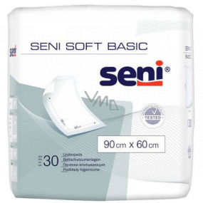 Seni Soft Basic hygienické absorpční podložky 2 kapky, 90 x 60 cm 30 kusů Seni Soft Basic hygienické absorpční podložky 2 kapky, 90 x 60 cm 30 kusů