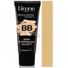 Lirene BB krem nawilżający wyrównujący koloryt skóry 02 Natural 30 ml