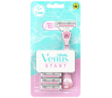 Gillette Venus Start maszynka do golenia + 3 wymienne ostrza, dla kobiet