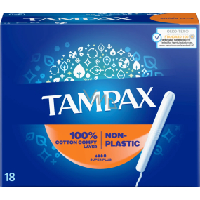 Tampax Super Plus damskie tampony z aplikatorem 18 sztuk Tampax Super Plus damskie tampony z aplikatorem 18 sztuk