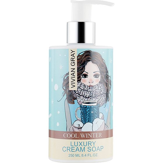 Vivian Gray Cool Winter luksusowe płynne mydło z dozownikiem 250 ml