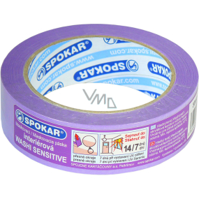 Spokar Washi Sensitive maskovací páska, na citlivé povrchy, 30 mm × 50 m Spokar Washi Sensitive maskovací páska, na citlivé povrchy, 30 mm × 50 m