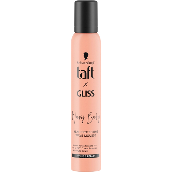 Taft x Gliss Wavy Baby pianka do włosów, 200 ml