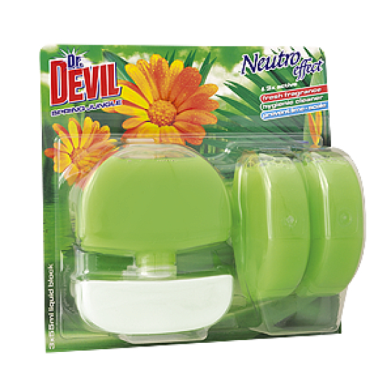 Dr. Devil Spring Jungle Neutro Effect Wc płynny blok 3 x 55 ml