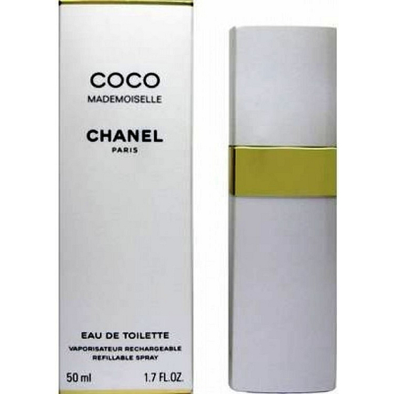 Chanel Coco Mademoiselle toaletní voda plnitelný flakon pro ženy 50 ml s rozprašovačem