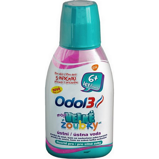 Odol3 Moje velké zoubky 6+ let ústní voda 300 ml