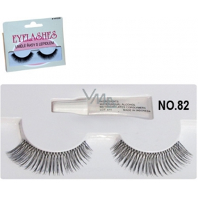 Face System Umělé řasy No.82 1 pár + lepidlo 1 g Face System Umělé řasy No.82 1 pár + lepidlo 1 g