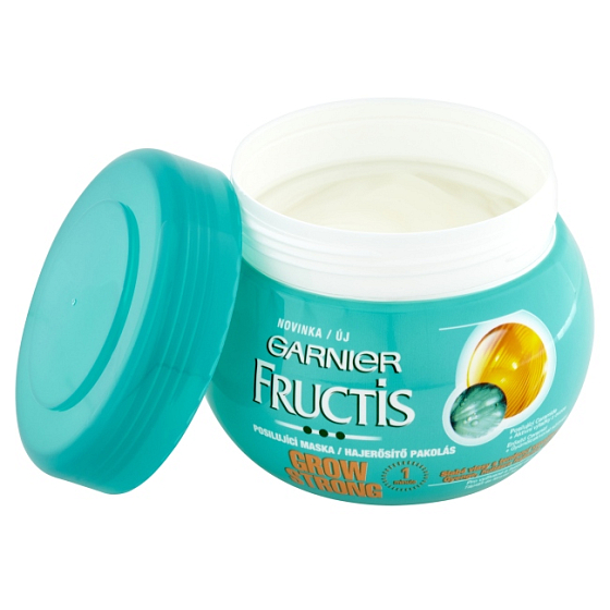 Garnier Fructis Grow Strong posilující maska pro slabé vlasy s tendencí vypadávat 300 ml