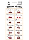 Arch Naklejki Domowe nalewki Wiśniówka 12 etykiet
