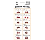 Arch Samolepky Domowe pálenky Třešňovice 12 etiket
