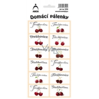 Arch Naklejki Domowe nalewki Wiśniówka 12 etykiet