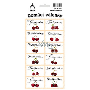 Arch Naklejki Domowe nalewki Wiśniówka 12 etykiet