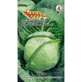 Seva Seed Zelí hlávkové bílé rané Sláva 0,8 g Seva Seed Zelí hlávkové bílé rané Sláva 0,8 g