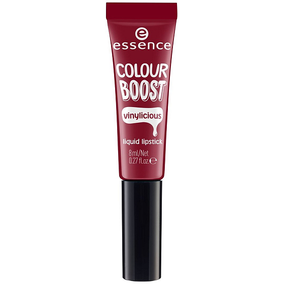 Essence Colour Boost Vinylicious tekutá rtěnka 08 I ll Make You Blush 8 ml