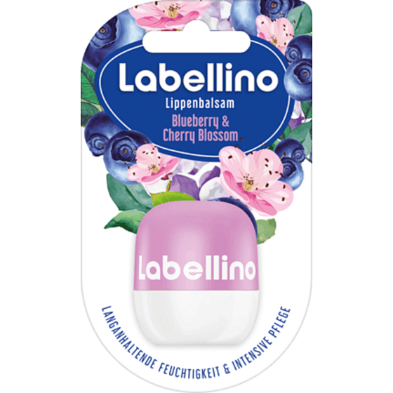 Labello Labellino Blueberry & Cherry Blossom pečující balzám na rty 7 g