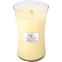 WoodWick Lemongrass & Lily - Citrónová tráva a lilie vonná svíčka s dřevěným knotem a víčkem sklo velká 609,5 g