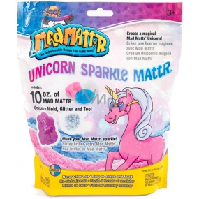 Mad Mattr Kinetický písek modelovací Třpytivý jednorožec 283 g