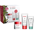Clarins MyClarins Loyalty VP Re-Boost hydratační krém 50 ml + Re-Move čisticí gel 30 ml + Re-Charge relaxační noční maska 15 ml, kosmetická sada