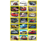 Arch Naklejki Dekoracyjne Legends 1 Legendarne Auta Mini Cooper 17 x 24,5 cm