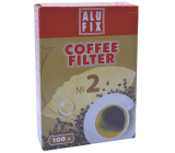 Alufix Coffee Filter filtry do kawy 2 rozmiary 100 sztuk