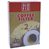 Alufix Coffee Filter filtry do kawy 2 rozmiary 100 sztuk
