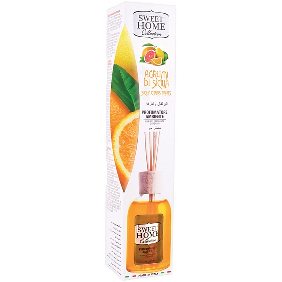 Sweet Home Aromatyczny dyfuzor z owocami cytrusowymi z patyczkami zapachowymi 100 ml