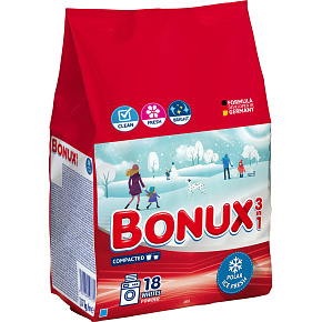 Bonux proszek do prania White Polar Ice Fresh, 1,17 kg, 18 dawek