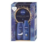 Nivea Moment of Care Creme Care żel pod prysznic 250 ml + Nivea Rich Nourishing mleczko do ciała 250 ml, zestaw kosmetyczny