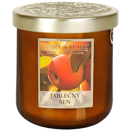 Heart & Home Jabłkowy sen sojowa świeca zapachowa średnia aż 30 godzin 110 g